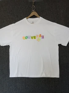 Camiseta Converse In The Clouds Para Hombre Camiseta Blanca Logo Talla M - Imagen 1 de 11