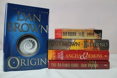 Complete Robert Langdon Series by Dan Brown 5 Books HC/PB Free Shipping Foto 1 de 4