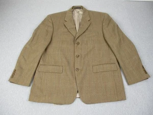Lauren Ralph Lauren Blazer Mens 44 Short Wool Herringbone Sport Coat Jacket - Picture 1 of 14