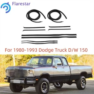 10pcs For Dodge Truck D/W 150 1980-1993 Rubber Door Window Weatherstrip Seal Kit - Picture 1 of 21