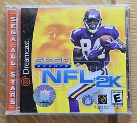 Sega Dreamcast NFL 2K Sega Sports  Complete CIB Video Game Tested Good 