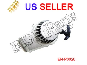 Metal Pull Start 47cc 49cc Engine Mini Pocket Pit Dirt Bike 2 Stroke Starter ATV - Picture 1 of 2