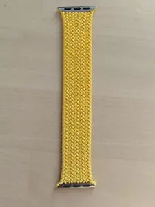 Original Apple Watch Solo Geflochtenes Loop Band Sunshine 38mm 40mm 41mm Größe 5 Mais✅ - Bild 1 von 7