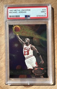 1997 Fleer Metal Universe #23 Michael Jordan Mint PSA 9 Bulls 🐐