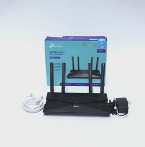 TP-Link AX1800 Gigabit WiFi 6 Router Ver:4.6 Dual Band Wireless Internet Router - Zdjęcie 1 z 7