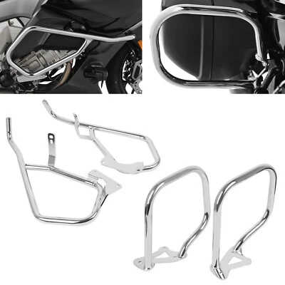 Front&Rear Engine Guard Crash Bars Protector For BMW K1600GT K1600GTL 2011-2025 Foto 1 de 4