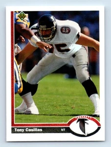 1991 Upper Deck Tony Casillas Atlanta Falcons #483 - Picture 1 of 2