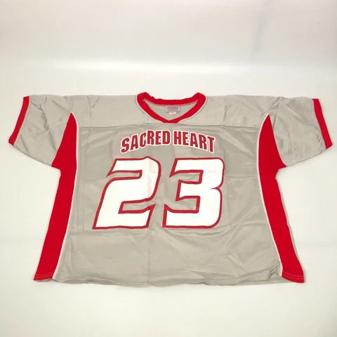 Sacred Heart Pioneer Lacrosse Jersey XL Extra Large Mens Dynamic Sports 43 Gray Cover