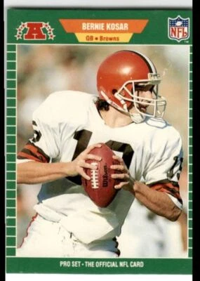 1989 Pro Set Bernie Kosar . Cleveland Browns #77 - Image 1 of 2
