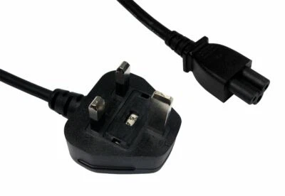 GC973 - 1.8 Meter UK Stecker - C5 Netzkabel Kabel - Bild 1 von 2