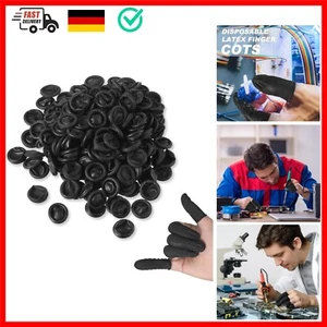100 Stück Latex Fingerlinge, Fingerschutz Fingerspitzenabdeckung Finger Schu... - Bild 1 von 8