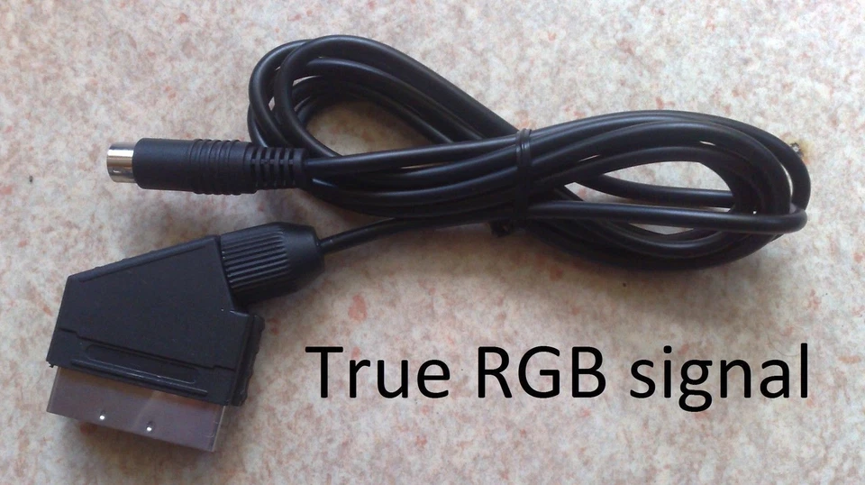 NEW RGB AV cable for Sega Mega Drive II (Genesis 2) - Megadrive 2 MD video SCART - Image 1 of 1