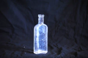 vintage antique clear glass medicine bottle - Picture 1 of 3