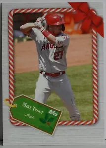 Biglietto Mike Trout 2021 Topps MLB Holiday Advent #5 - Foto 1 di 2