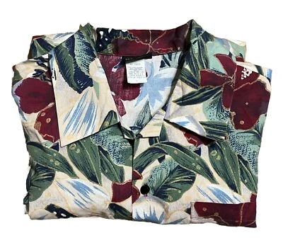 Camisa hawaiana para hombre, size L, estilo floral. - Image 1 of 4