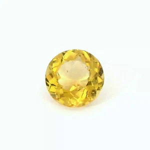 GEMA SUELTA HELIODER NATURAL BERILO AMARILLO 2,25 QUILATES 8,6X8,5 CORTE REDONDO - Imagen 1 de 4