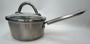Wolfgang Puck Cafe Collection 1 Quart Stainless Saucepan With Lid - Picture 1 of 8