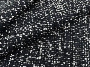 Tela gruesa metálica de tela de cesta Kirkby Design - cajas / negro 4,75 yardas K5205/03 - Imagen 1 de 4
