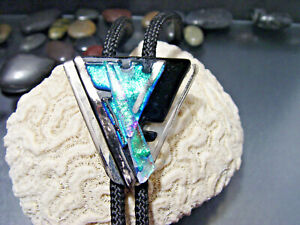 Made One of A Kind Bolo Gorgeous Dichroic Glass Artisan