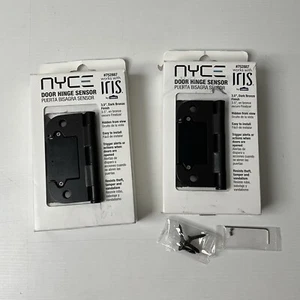 2x Nyce NCZ-3010-02 Door Hinge Sensor - 3.5" Dark Bronze Finish 752887 IRIS - Picture 1 of 11