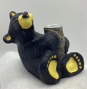 Bear Foots Candle Holder Miles & Constance By Jeff Fleming Big Sky Carvers - Picture 1 of 12