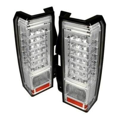 Hummer H3 SUV LED luces traseras cromadas con tiras de luz tail lights - Imagen 1 de 2