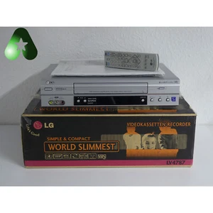 LG LV4787 Videorecorder 6 Kopf VHS Hifi Stereo Videorekorder Wie Neu OVP 1J. Gar - Bild 1 von 7