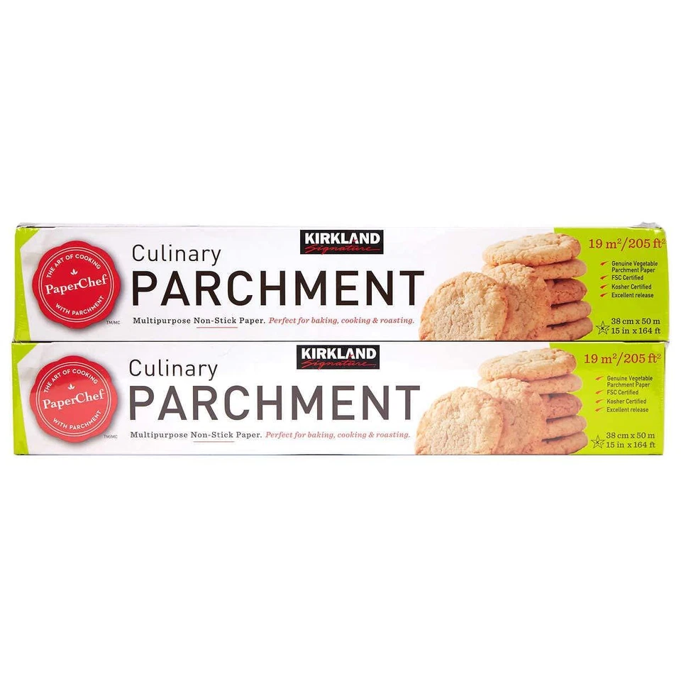 Kirkland Signature 8541885185 Parchment Paper 2-pack 2 Count White