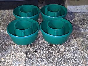 4 x Plant Garden Grow Plant Support Plant Grow Plastic Green Tomato Bag Support 