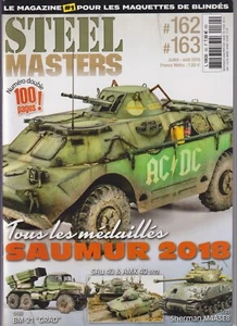 STEEL MASTERS N°162 SAUMUR 2018 / BM-21 GRAD / SAu 40 & AMX 40 / SHERMAN M4A3E8 - Imagen 1 de 2