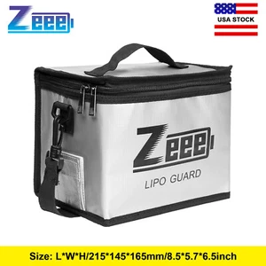 Zeee Fireproof Explosionproof Storage Guard Bag for Lipo Battery Charge& Storage - Picture 1 of 7