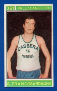 PANINI FIGURINE CHAMPIONS OF SPORT 1967/68 BASKETBALL FRANCOSARDAGNA N.361 - Picture 1 of 2