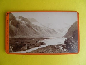 Old small photo Moserboden Kapruner- Thal photographer Würthle and spider brain Salzbrurg - Picture 1 of 2
