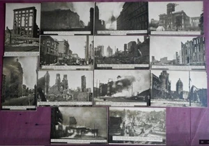 USA • 1906 • 13 cards • Devastation caused by SAN FRANCISCO EARTHQUAKE - Picture 1 of 1