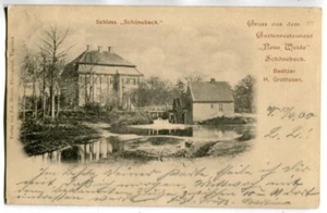 AK Schönebeck,Schloss,Gartenrestaurant,bei Vegesack,Bremen 1900 - Bild 1 von 2