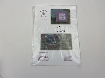 The Caron Collection Mini Roses Cross Stitch Pattern Decor Design - Image 1 of 3