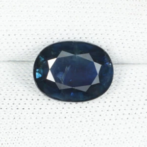 2,53 ct ALURANTE RARO ZAFIRO AZUL NATURAL AZUL PROFUNDO Ovalado Ver Vdo 0916-A - Imagen 1 de 2