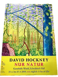 David Hockney Nur Natur Wurth Poster 2009 - Bild 1 von 4