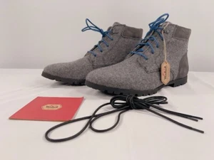 Woolrich Men's Beebe Boots - Size 12 - Ash Wool Suede - Vibram Outsole - NIB - Picture 1 of 15