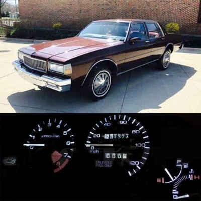 Cuadro de instrumentos LED blanco para tablero de instrumentos Chevy Caprice 1985-1990 Foto 1 de 4