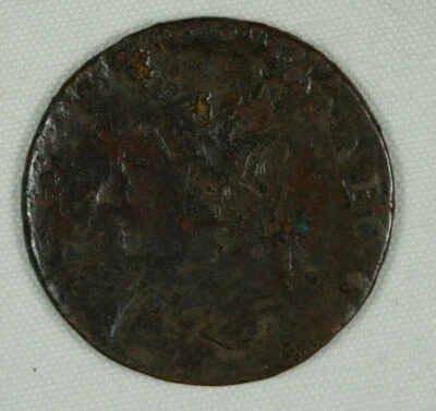 Connecticut Post Colonial 1788. Busto izquierdo. Machin's Mills. R-4 (sin papel) Foto 1 de 4