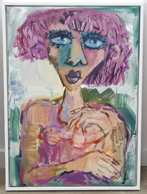 Gustav SCHIFFMACHER 50x70cm "Improvisation Liebe II" Portrait Originalbrief! - Bild 1 von 4