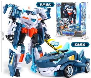 Minifuerza Animal Tron Jawscop Policía Espacial Robot Transformador Figura de Acción 21CM - Imagen 1 de 3