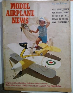 Model Airplane News, MAY 1966 - Fair condition - Picture 1 of 11
