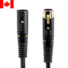 10ft Premier Series XLR Male to XLR Female 16AWG Cable Microphone & Interconnect