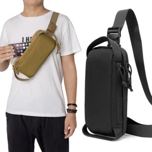 TACTICAL Compact EDC Brusttasche verdeckte Tragetasche Schultertasche für Reisen Wandern - Bild 1 von 21