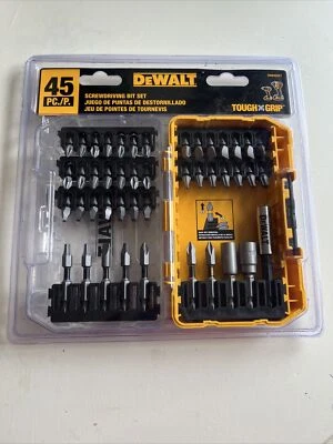 DeWALT  Tough Grip Steel Hex Shank Screwdriver Bit Set 42 Piece w/Case - Image 1 of 4