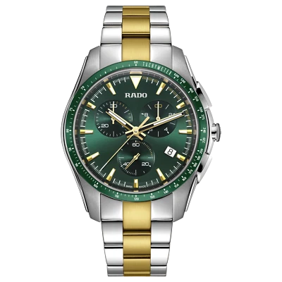 New Rado Hyperchrome Chronograph Green Dial Men's Watch R32259323 — 第 1/4 张图片