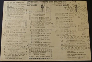 UK Subs Flyer 999 Slaughter And The Dogs Gloria Mundi Vintage Marquee Sept 1979 - Picture 1 of 12