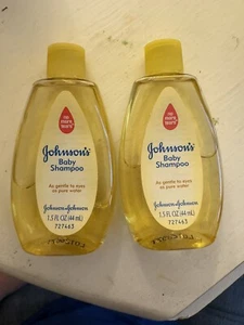 2er Set Johnson & Johnson Baby Shampoo, keine Risse 1,5 flüssige Unzen/44 ml Neu - Bild 1 von 3